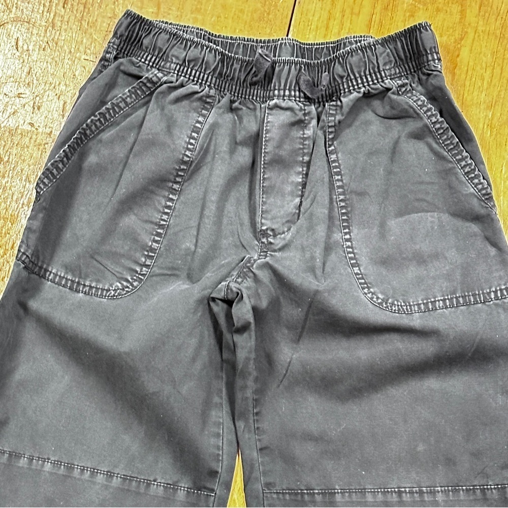 🌸 Circo Pull On Cotton Pants Reinforced Knee, Elastic Waist Black, XL / 16 - Picture 4 of 9